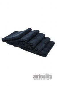 Autofiber Elite Edgeless Microfiber Towel - Black | 5-pk