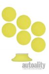 Buff and Shine 134CR | 1" Uro-Tec Yellow Polishing Foam Pad - 6pk