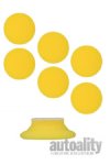 Buff and Shine 144CR | 1" Uro-Tec Dark Yellow Light Polishing Foam Pad - 6pk