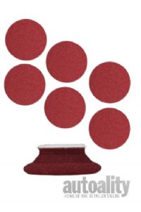 Buff and Shine 172CR | 1" Uro-Tec Maroon Medium Cut Foam Pad - 6pk