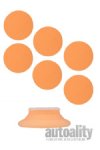 Buff and Shine 180CR | 1" Uro-Tec Orange Medium Polishing Foam Pad - 6pk