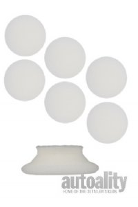 Buff and Shine 192CR | 1" Uro-Tec White Finishing Foam Pad - 6pk