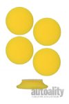 Buff and Shine 244CR | 2" Uro-Tec Dark Yellow Light Polishing Foam Pad - 4pk