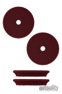 Buff and Shine 372CR | 3" Uro-Tec Maroon Medium Cut Foam Pad - 2pk