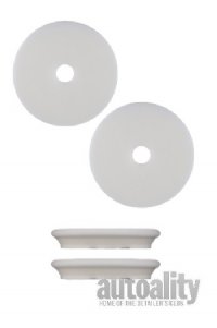 Buff and Shine 392CR | 3" Uro-Tec White Finishing Foam Pad - 2pk