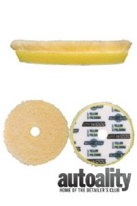 Buff and Shine 5KFWY | 5" Uro-Wool Yellow Polishing Pad