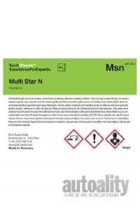 Koch Chemie Msn Multi Star Bottle Label