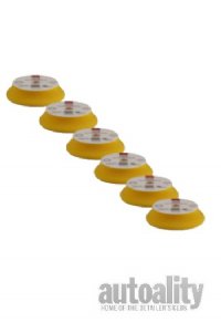 RUPES DA Fine Yellow Foam Pad - 1.25 Inch | 6-pk